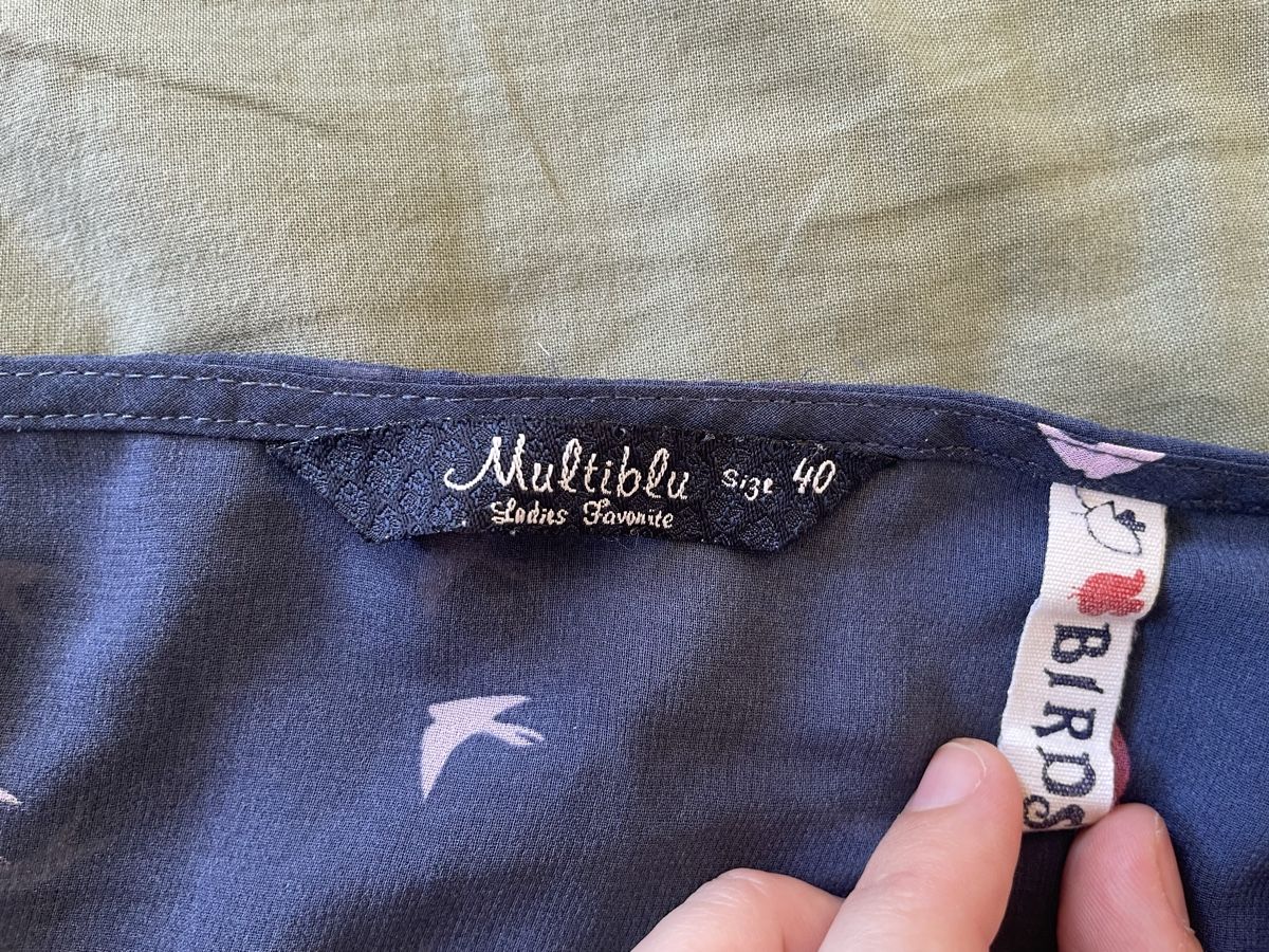 Blusen: Bluse mit Vogeldruck Gr 40 – Neu (gemäss Beschreibung) aus Zürich von eri_n7p5 2