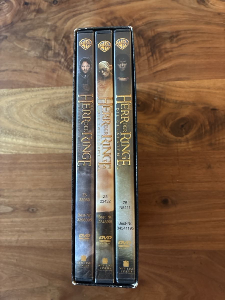 Tutti i DVDs: Der Herr der Ringe Trilogie, 6 DVDs – Usato da Zürich venduto da Sylvie0011 1