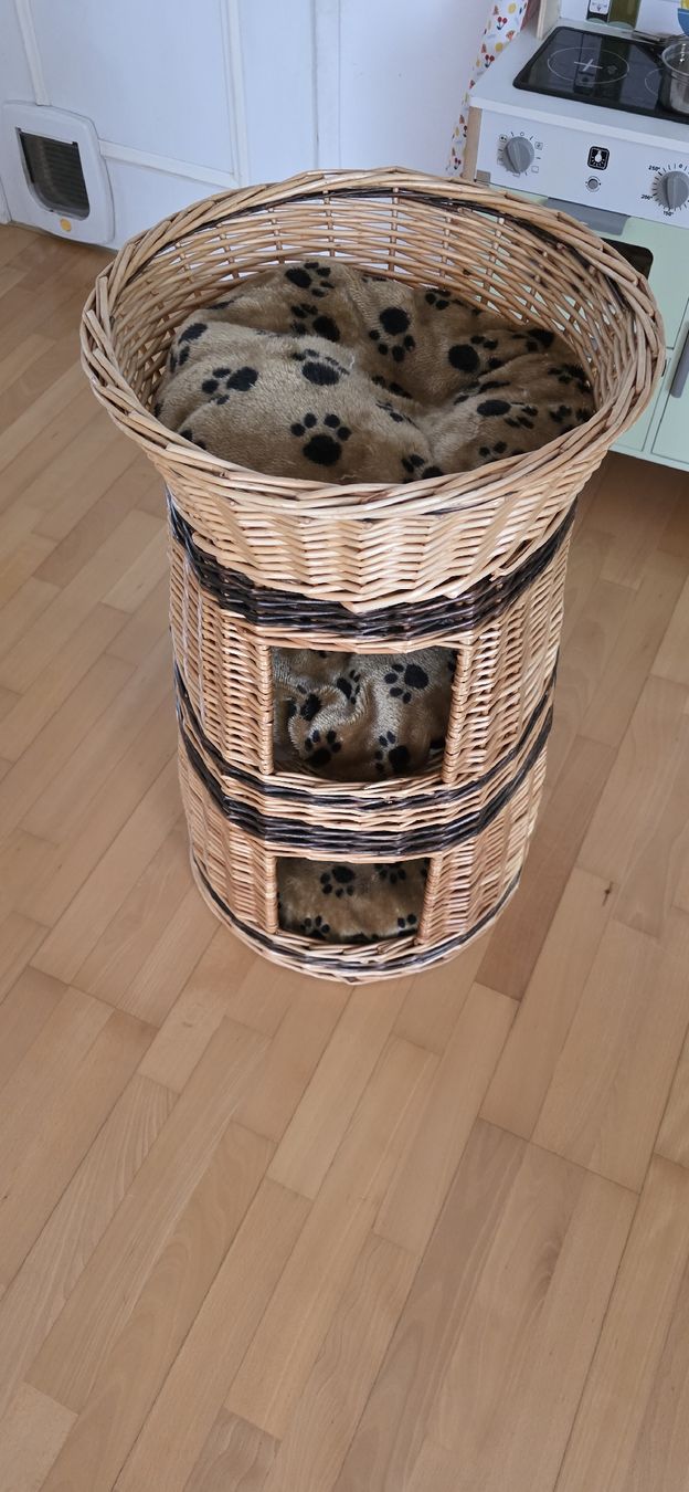 Swisspet Cucce & Letti: Katzen Doppelwohnturm – Usato da Suhr venduto da Design_by_Debi 1