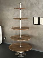 Etagere, Holz, 5 Tabletts