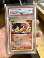 Pokemon Card Ho-Oh 2005 EX Unseen Forces PSA 8 Holo