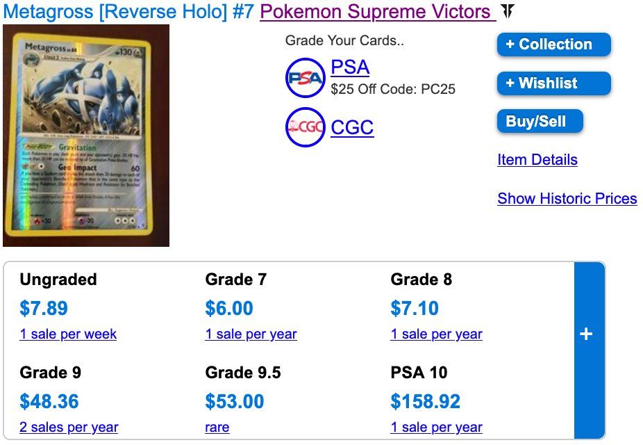 Pokémon Carte collezionabili: Metagross Holo, cracked Ice Holo & Reverse Holo 7 – Usato da Zürich venduto da PEACECOCOON 5