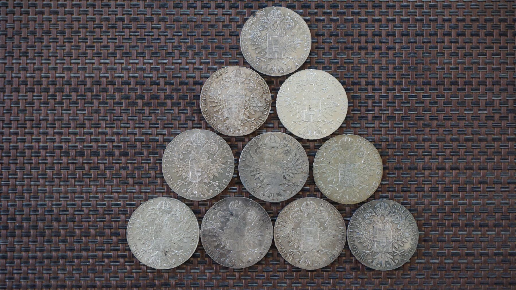 Alle Münzen: 10 x Maria Theresia Taler – Gebraucht aus Biembach von Molly027 1