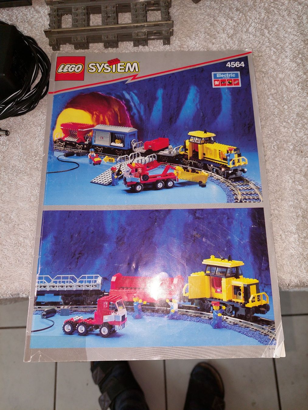 Lego Baukästen: Lego 9V Eisenbahn Nr 4564 mit Motor – Gebraucht aus Altenrhein von schalumpfi 4