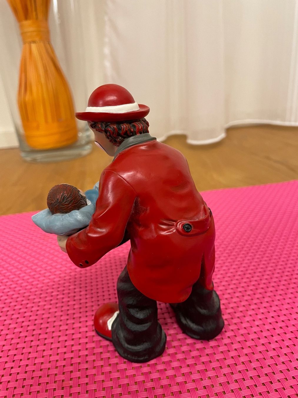 Statuette: Gilde Clown - Vater mit Mädchen im Korb 35040 – Usato da Leuzigen venduto da AngeloReis 1