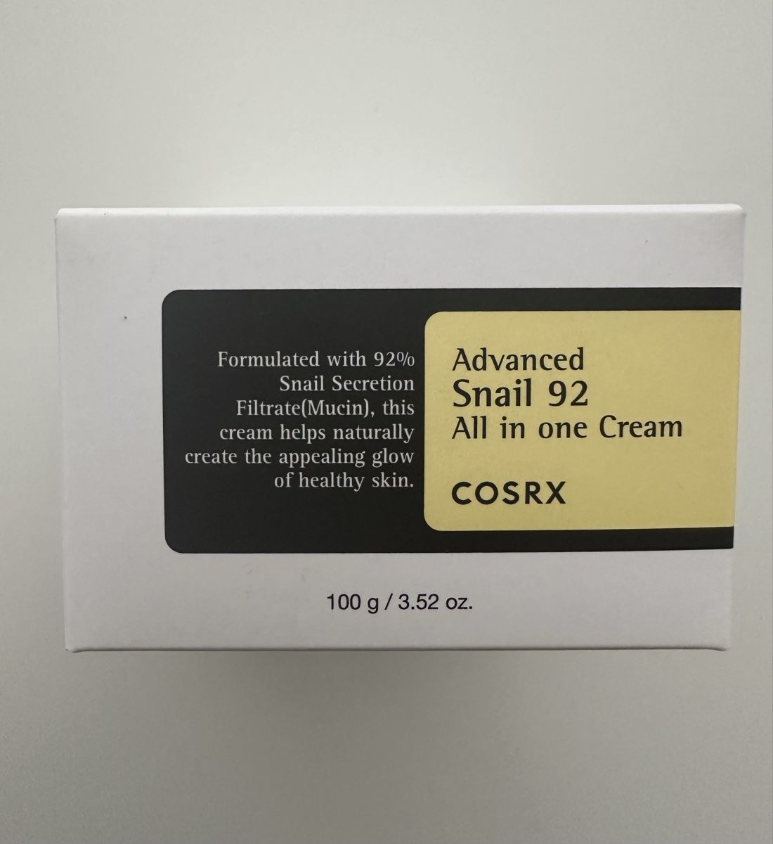 Cosrx Gesichtspflege: COSRX Advanced Snail 92 Cream – Neu und originalverpackt aus Courgevaux von missceline5