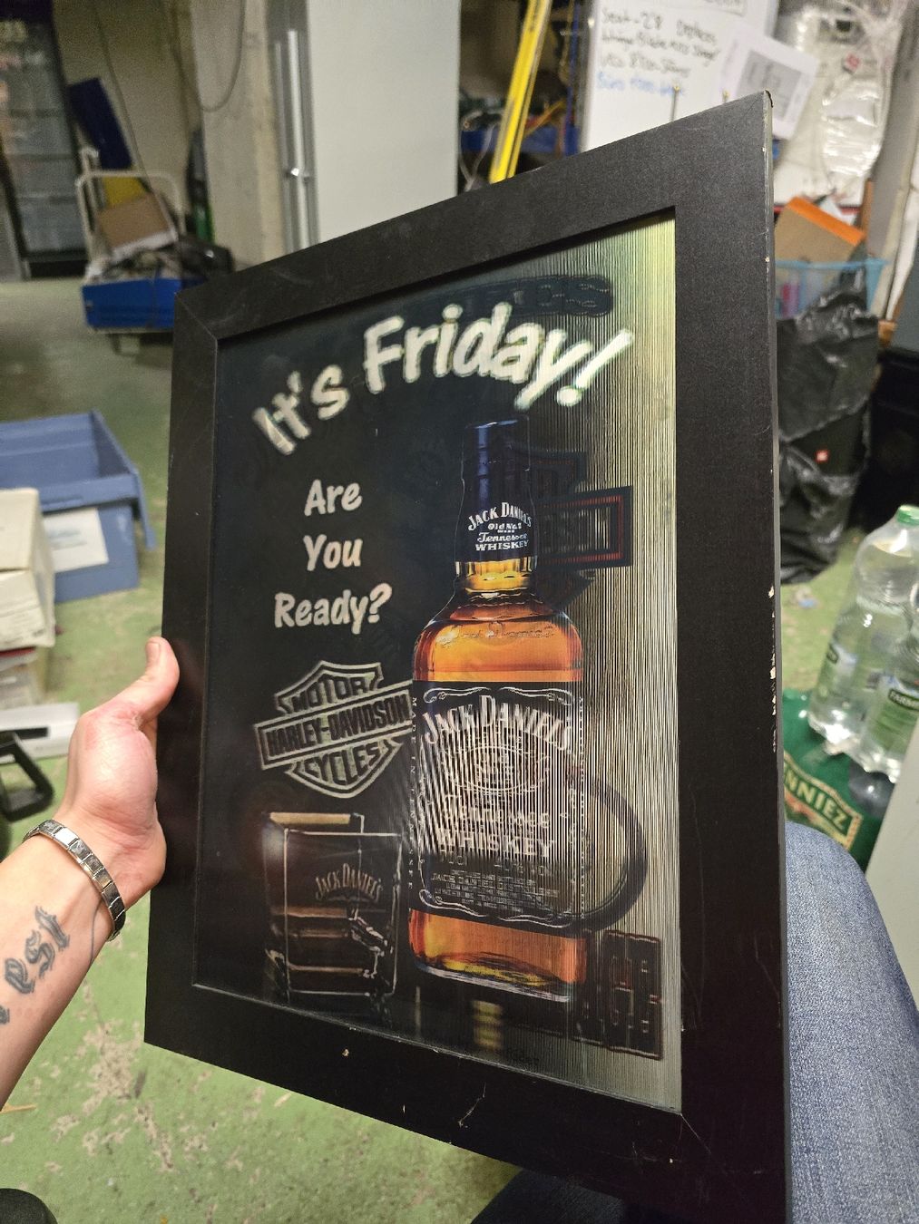 Foto & Immagini: Jack Daniel's Whiskey Bar Bild Je nach Blickwinkel – Usato da Rorschach venduto da TimelessTrading 1