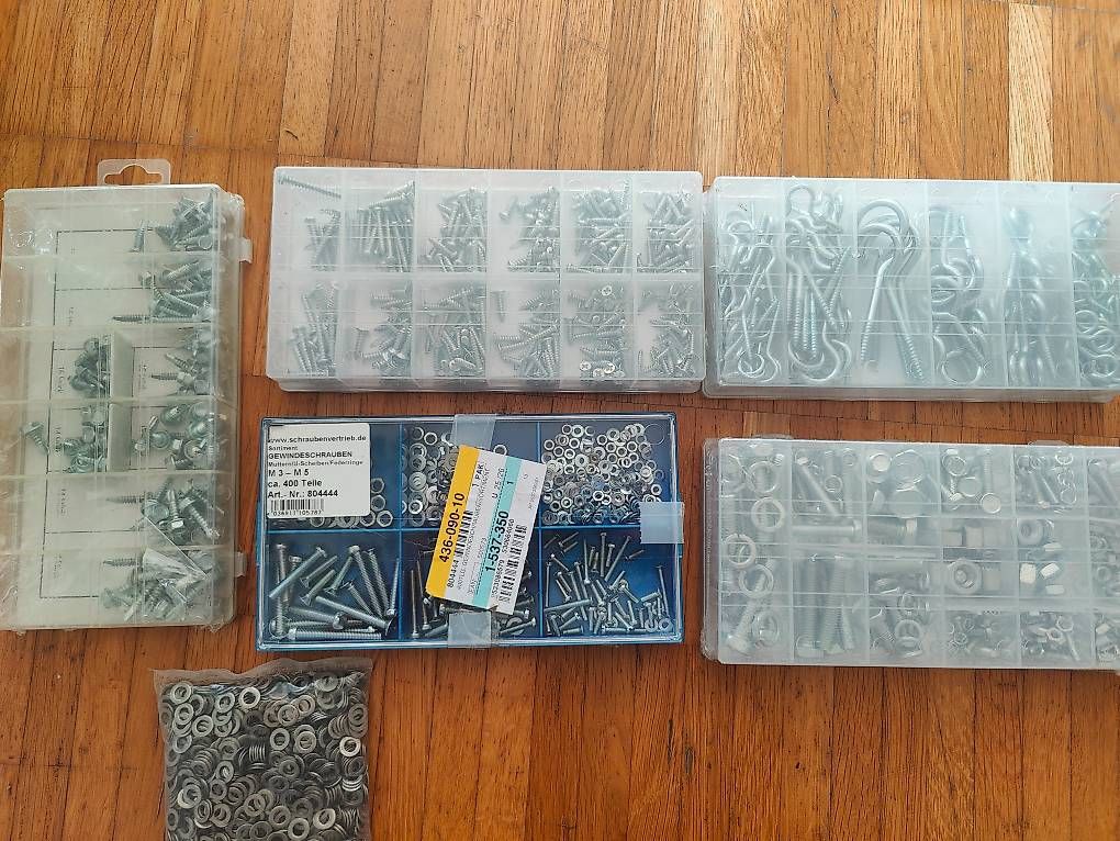 Kit bricolage: Schrauben/Unterlegscheiben Set, neu – Nuovo e nell'imballaggio originale da Stäfa venduto da TBStaefa 2