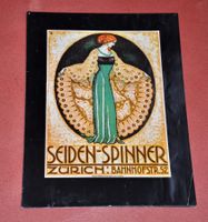 Plakat ca. 50 x 39 cm Seidenspinner Bahnhofstrasse 52 Zürich