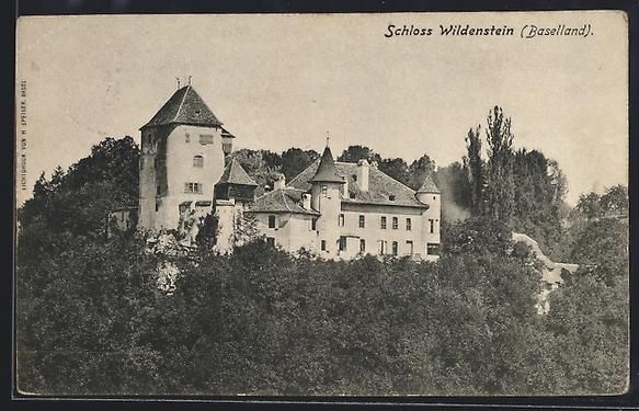 Ansichtskarten: Wildenstein /Baselland, Schloss Wildenst – Gebraucht aus Berlin von bartko-reher
