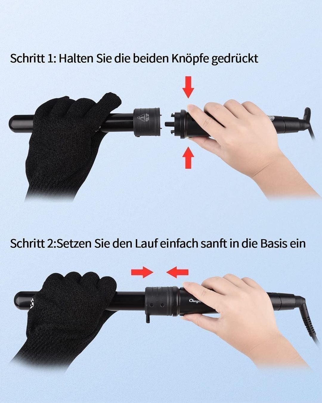 Piastre & Arricciacapelli: 5in1 Lockenstab Locken Lockenwickler – Nuovo (secondo la descrizione) da Thun venduto da coverall 6