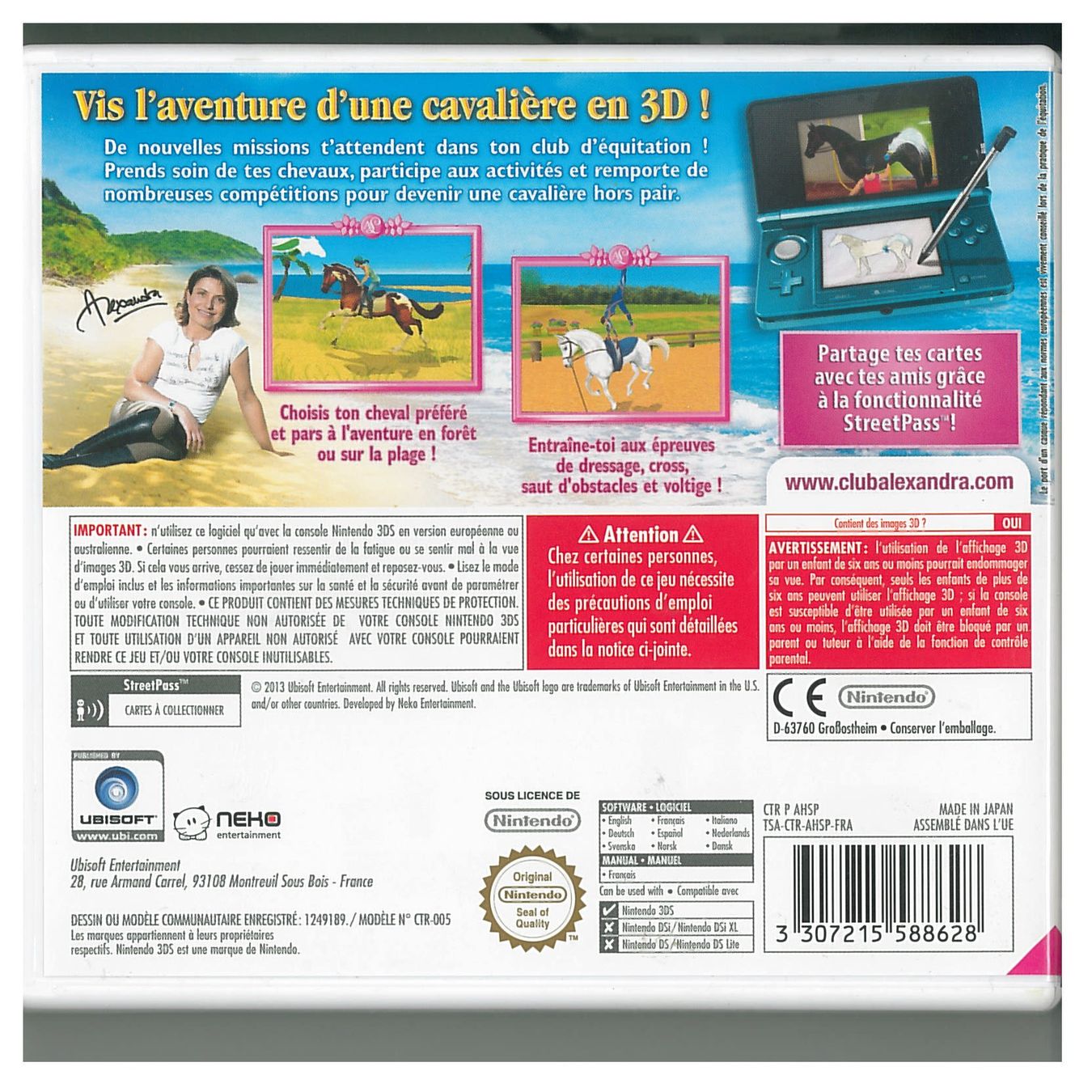 Spiele: Alexandra Ledermann 3D Nintendo 3DS jeu – Gebraucht aus Moutier von Loco65 1