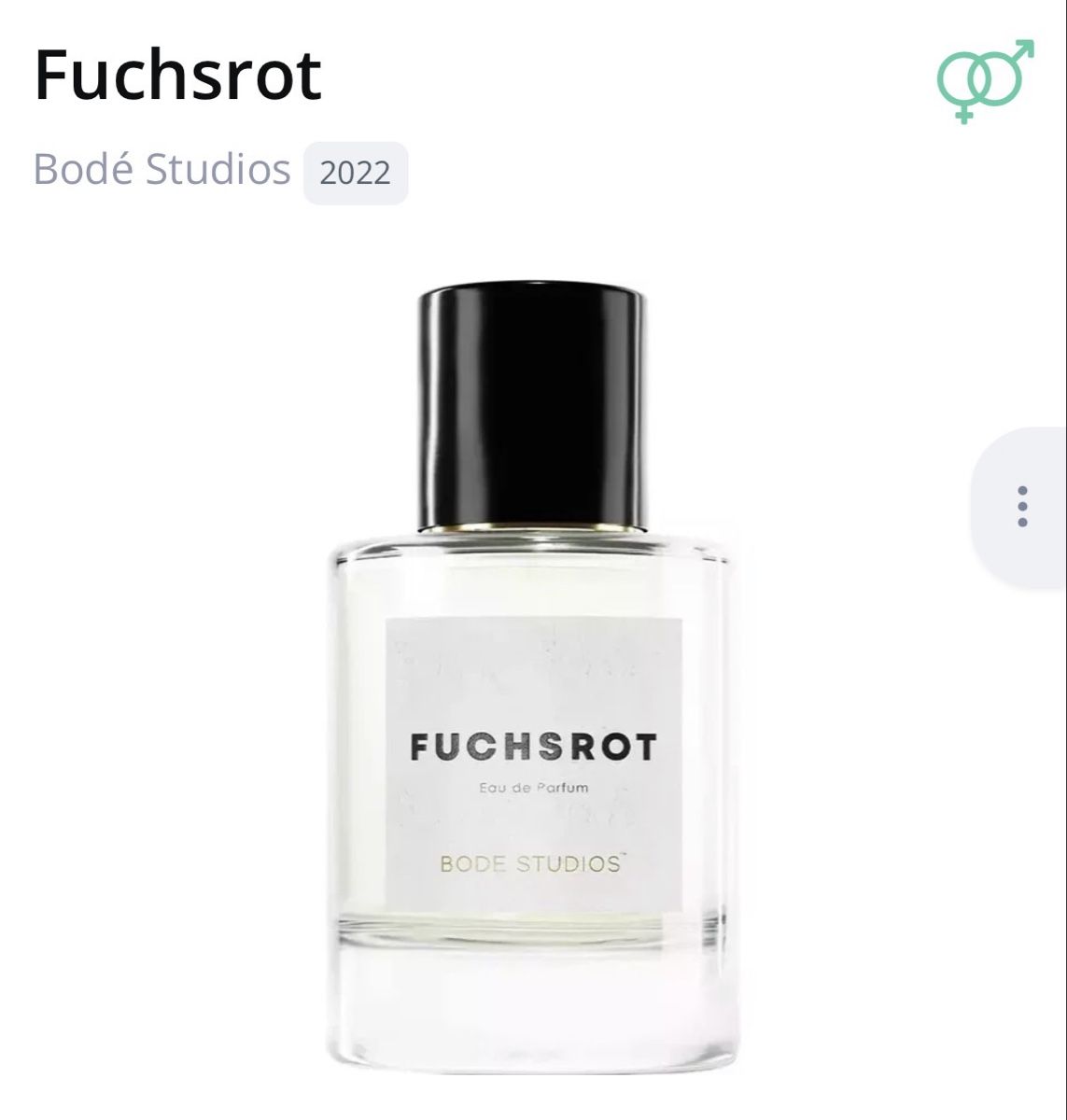 Parfums & Eau de Toilette: Bode Studios Fuchsrot 2ml Sample – Neuf (Voir description) à Meierskappel par Philium
