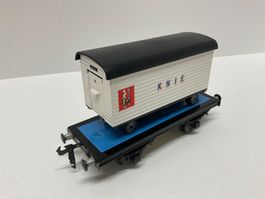 Buco Spur 0 Güterwagen mit Knie Wagen, Bespielt ohne Verp.