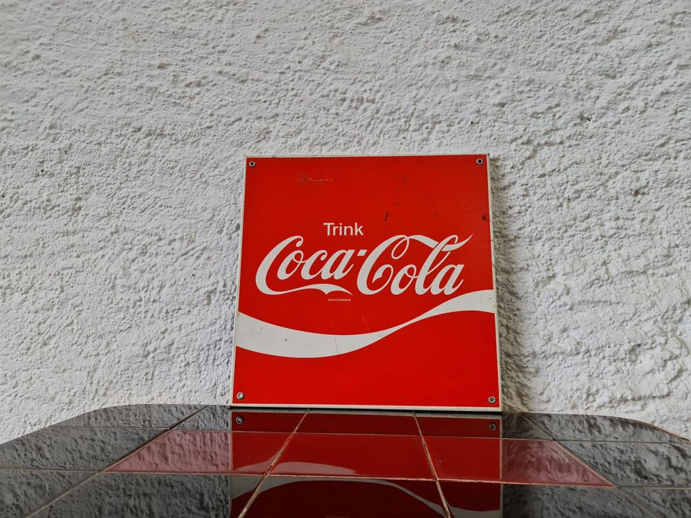 Coca-Cola Blechschild Retro - Vintage Wanddekoration 30,5x20,3cm