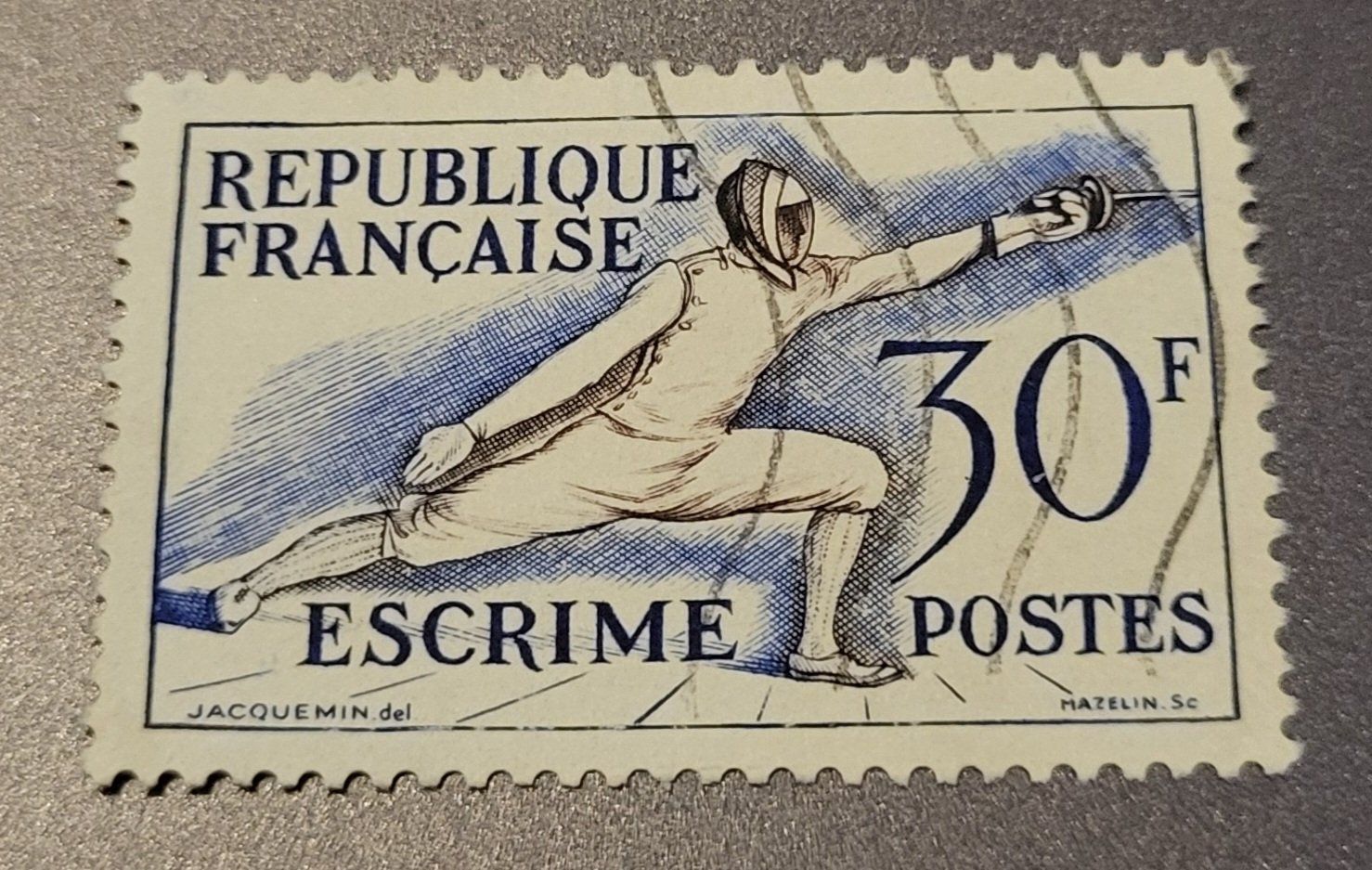 Alle Briefmarken: Frankreich 1953 briefmarke – Gebraucht aus St Gallen von Stampsalshobby
