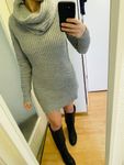 knitted dress / Strickkleid XS