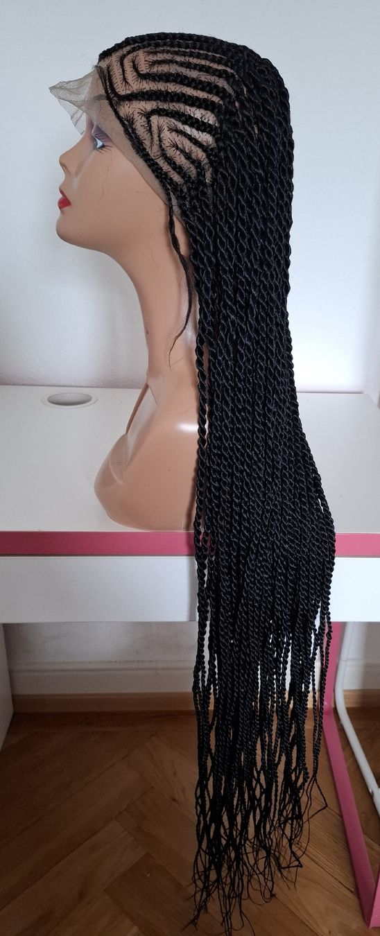 Parrucche: Black Twist Wig | Natural Style | Lace Front – Nuovo (secondo la descrizione) da Lausanne venduto da usa_xd5k 6