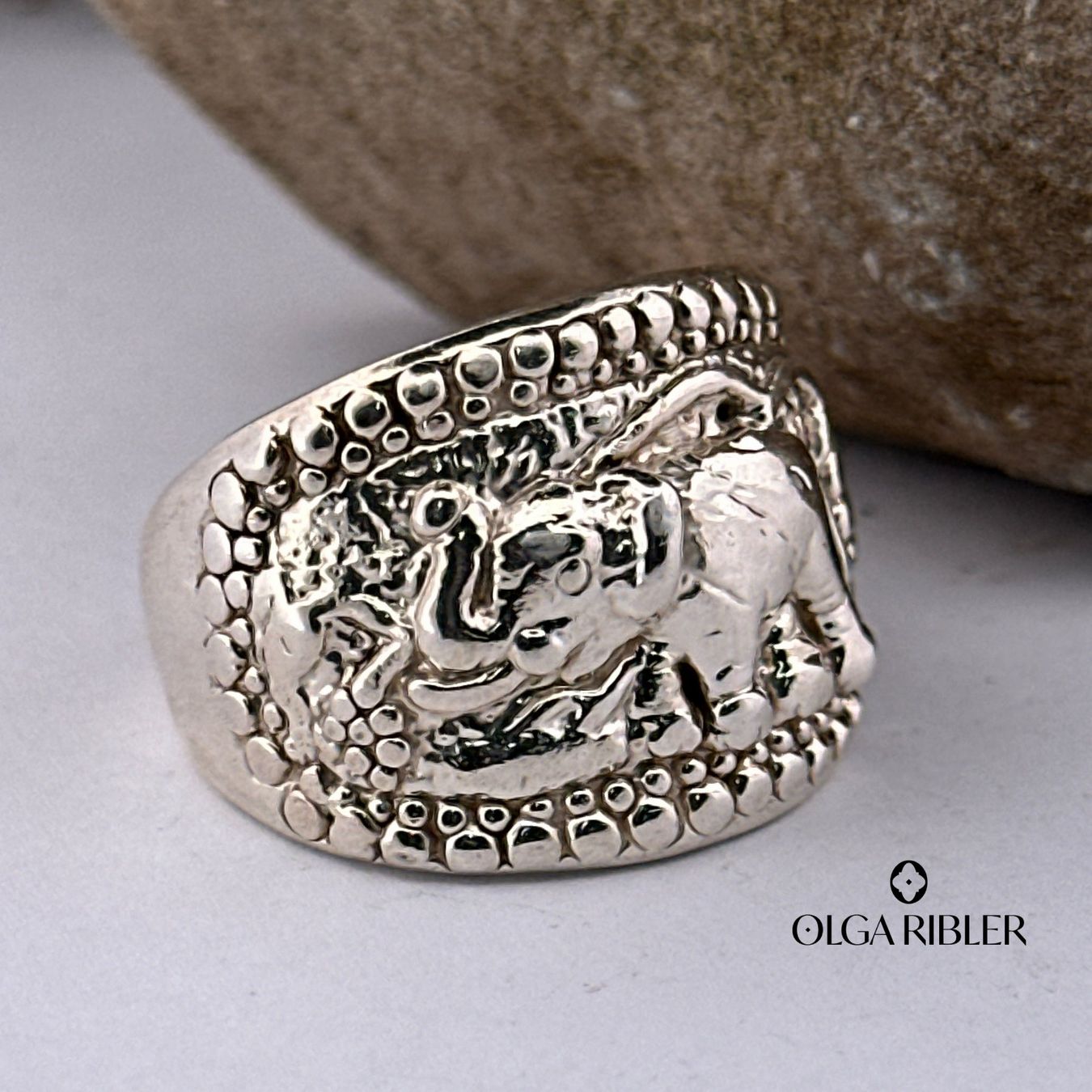 Olga Ribler Anelli: Elephanten Silber Ring 925 Grösse 60 – Nuovo (secondo la descrizione) da Luzern venduto da Schmuckoutlet 6