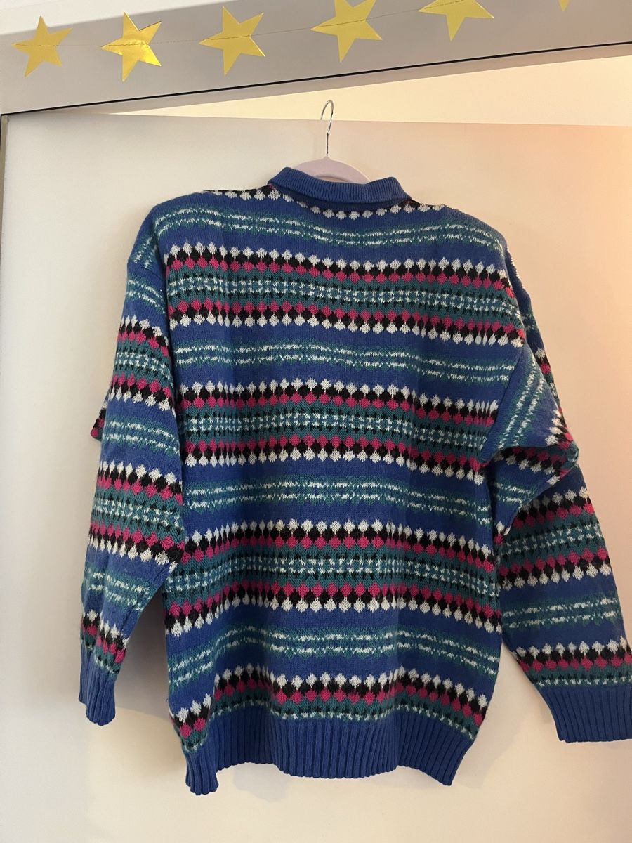 Maglioni & Felpe: Vintage Strickpullover Gr. M Wolle bunt 80er Jahre Look – Usato da Zürich venduto da Closetbesties 3