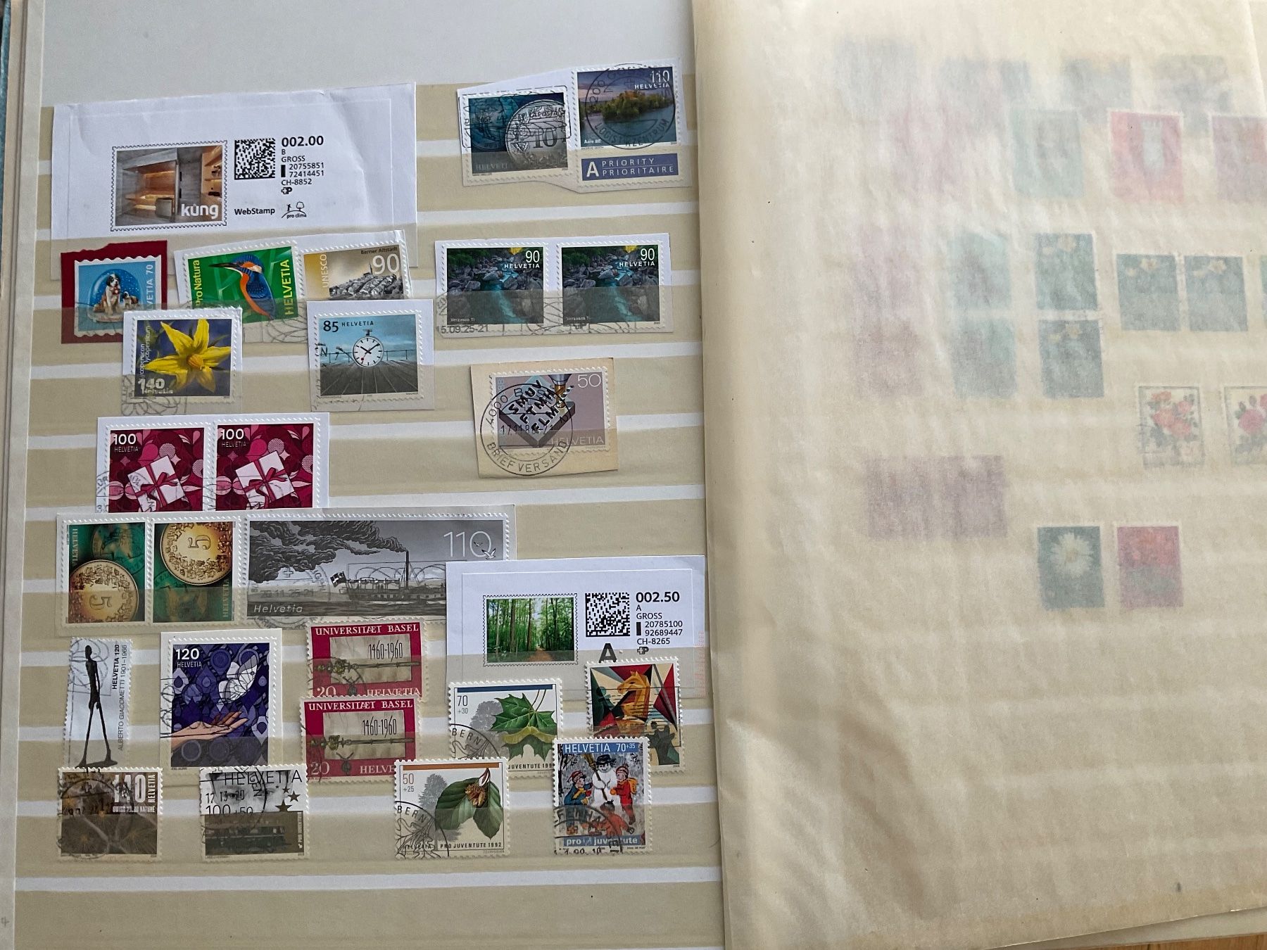 Tutti i francobolli: Schweiz-Briefmarkenalbum – Usato da Bottighofen venduto da onyx42 4