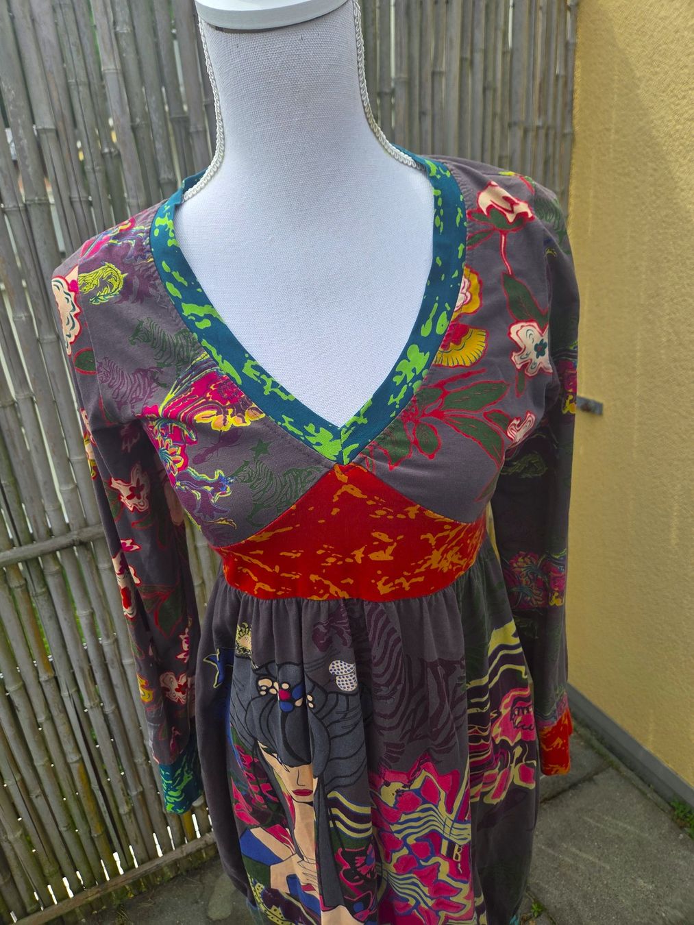 Vestiti: Farbenfrohes Tunika-Kleid – Usato da Langnau am Albis venduto da Kookysprite
