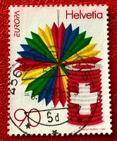 Nr.952  Nationalfeiertag-Lampions GESTEMPELT 1998  