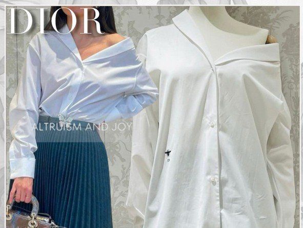 Dior Camicette: Christian Dior Bluse / blouse 34/36 – Usato da Collonges venduto da Auganien 8