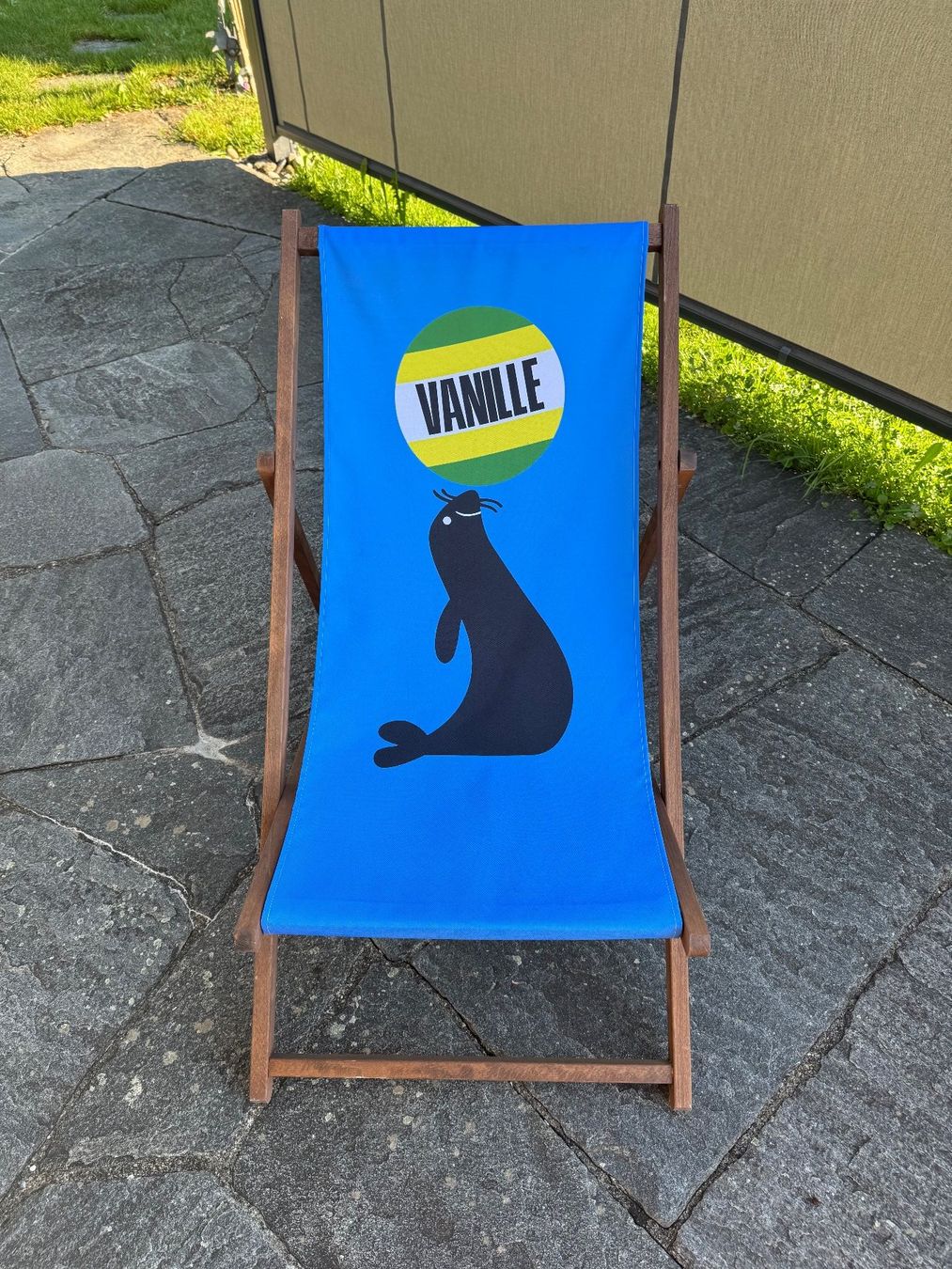 Stühle: Klapp-Sonnenstuhl Migros Seelöwe – Neu (gemäss Beschreibung) aus Kestenholz von cvx_889vv 1