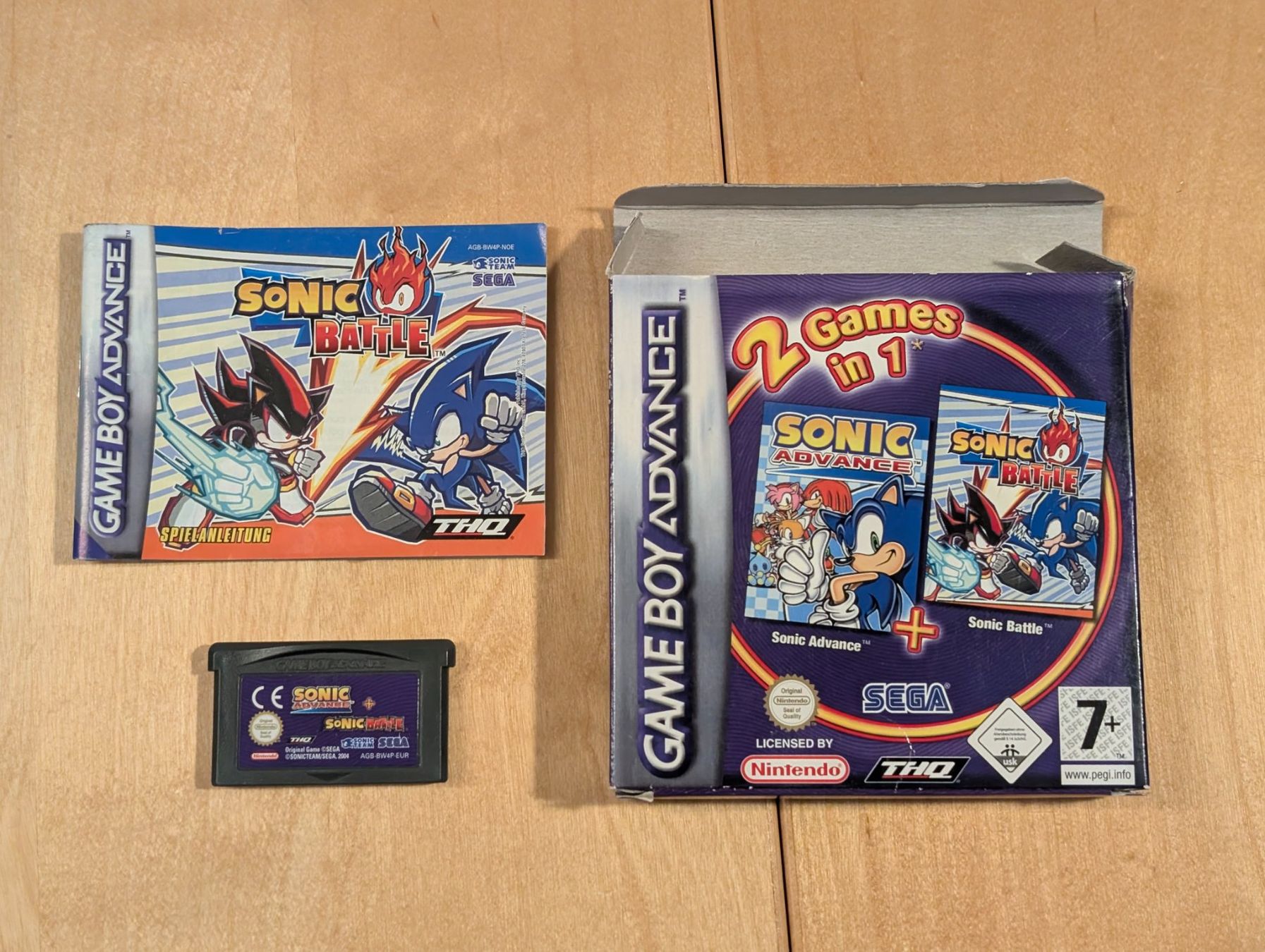 Sega Giochi: Sonic Advance & Sonic Battle GBA – Usato da Frauenfeld venduto da Pfid 2