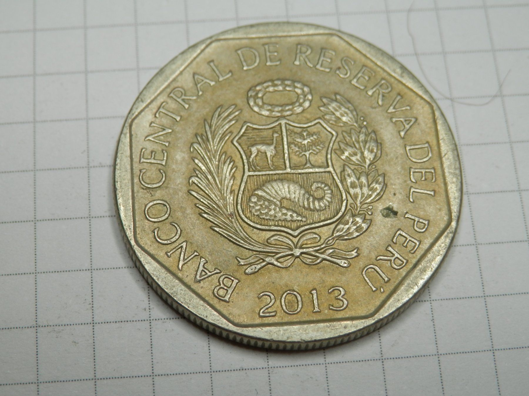 Tutti le monete: Peru 1 Nuevo Sol, 2013 – Usato da Weiach venduto da weiach81