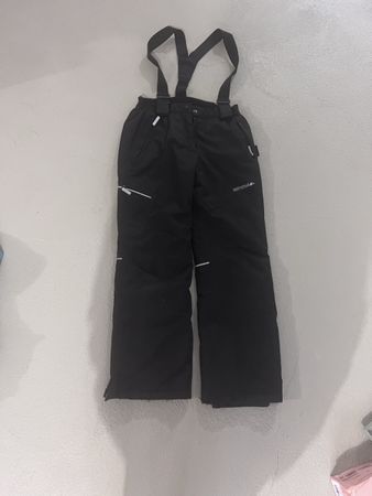 Schwarze North Ville Schneehose, Skihose mit Träger, Winter