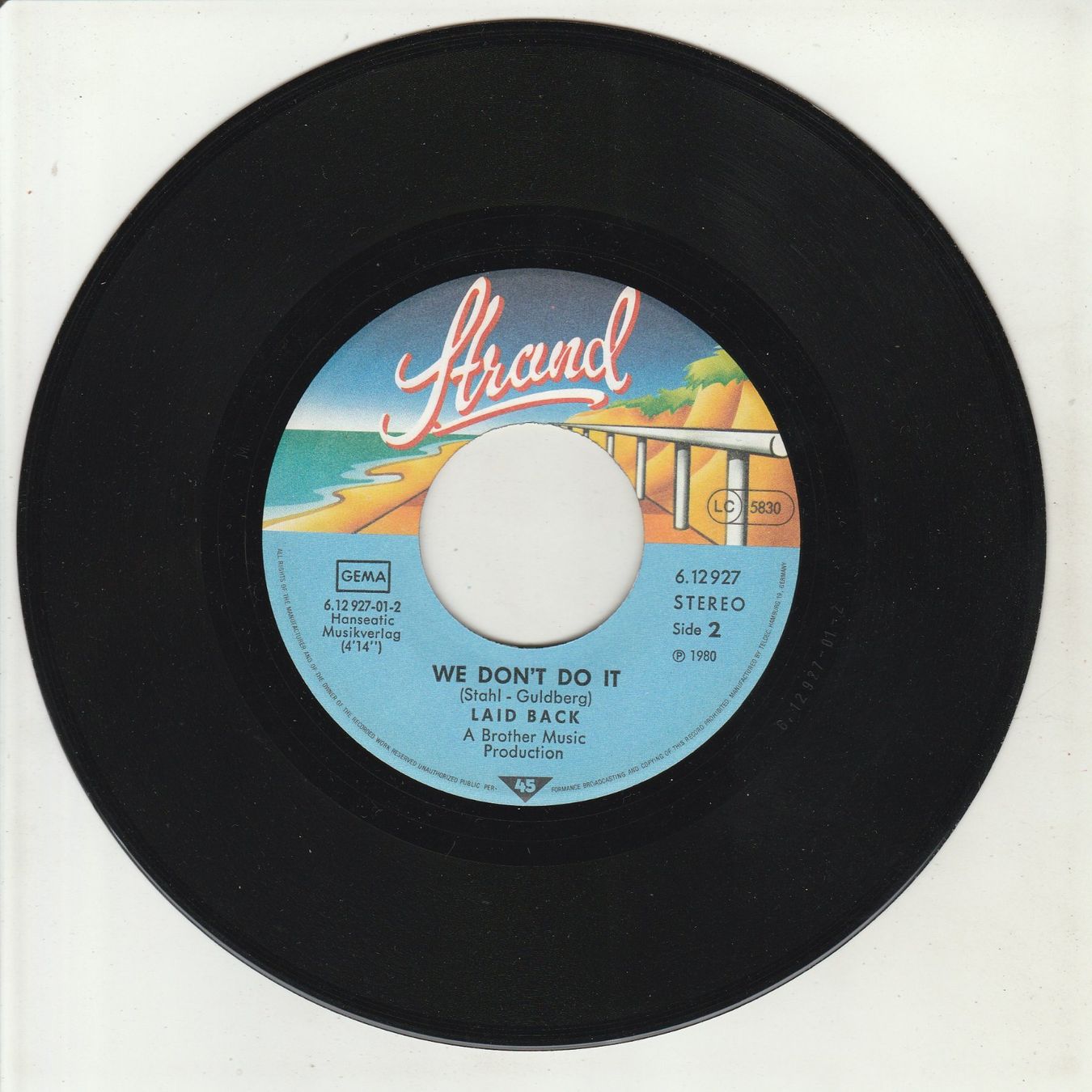 Dischi in vinile: Laid Back - Maybe I'm crazy 7" Vinyl 1980 – Usato da Tübach venduto da JamesStone 3