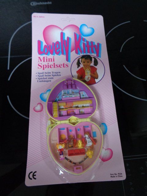 Polly Pocket Carillon: Lovely Kitty 1994 Tierhandlung 100% – Nuovo e nell'imballaggio originale da Möhlin venduto da teddybaer8