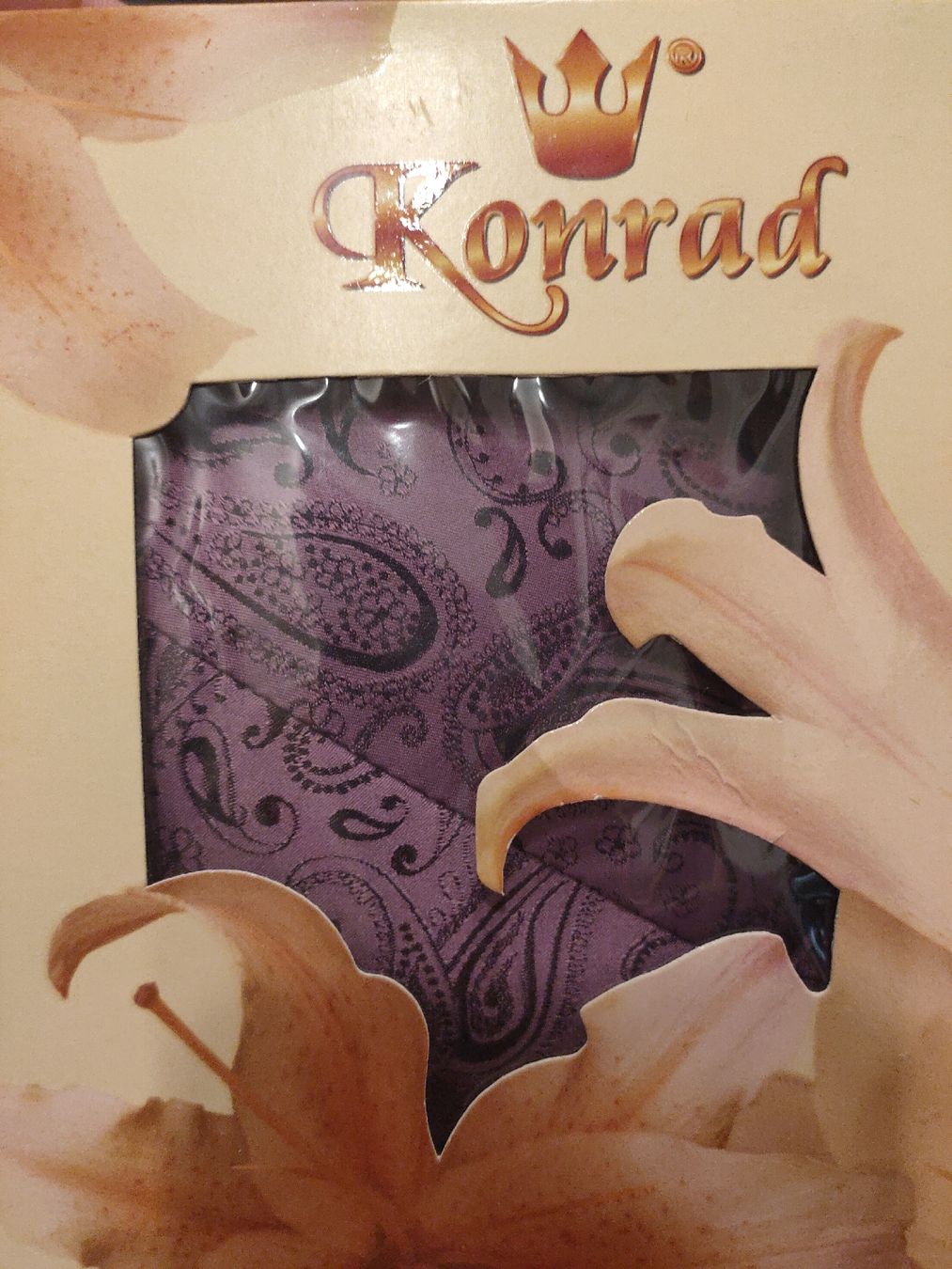 Autres dessous: Konrad String Slip BH violett schwarz – Neuf avec emballage d'origine à Oberwil b. Büren par 3298Oberwil