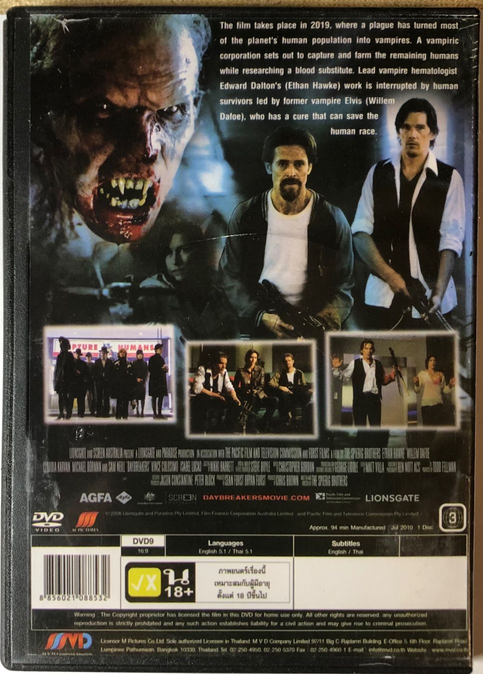 Tous les DVDs: DAYBREAKERS (THE BATTLE FOR BLOOD BEGINS.) – D'occasion à Poliez-Pittet par Newtown-Records 1