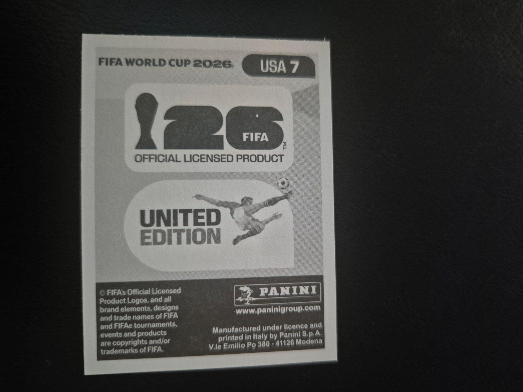 Panini Carte collezionabili: Panini WM 26 USA 7 – Nuovo (secondo la descrizione) da Rorschacherberg venduto da AJ3108 1