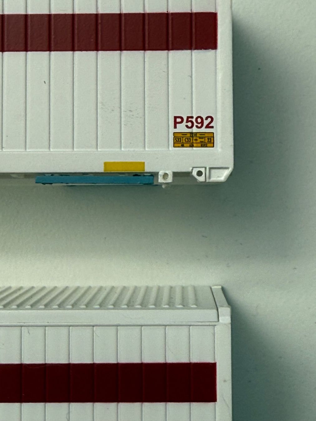 Roco Modellini di ferrovie: Roco 2x Planzer Container / HO – Usato da Jonschwil venduto da sutfra12 6