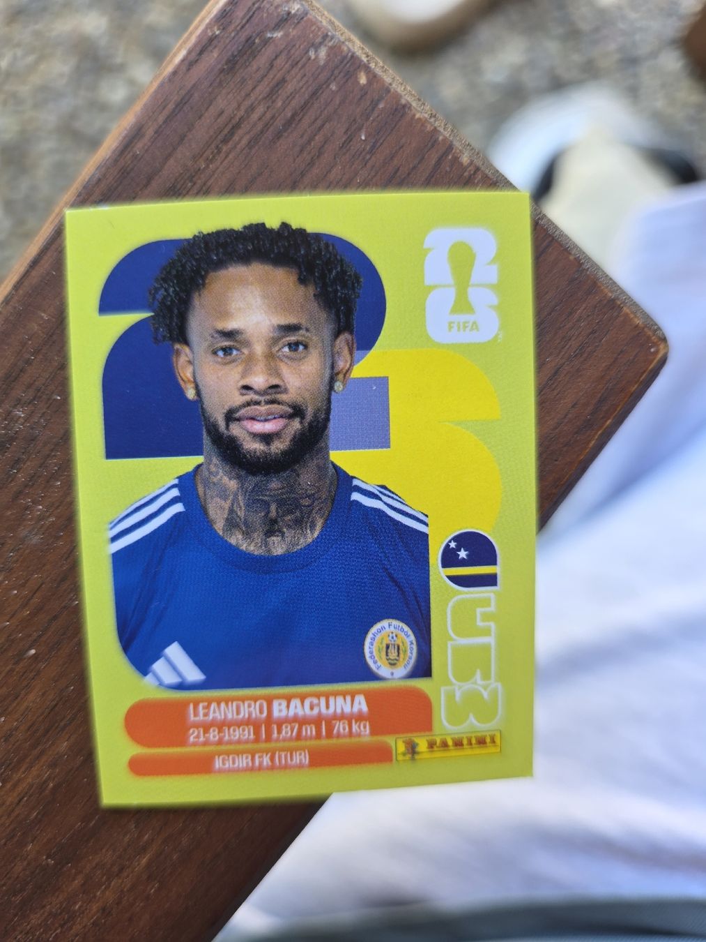 Panini Carte collezionabili: Panini WM 2026 CUW 12 Leandro Bacuna – Nuovo (secondo la descrizione) da Romanshorn venduto da leeh78