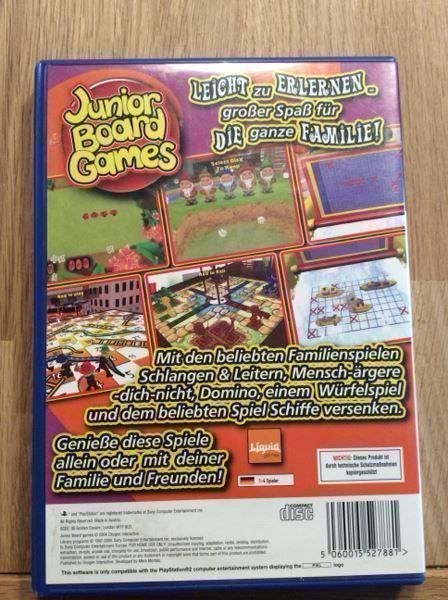 Sony Giochi: Junior Board Games für PS2 – Usato da Kestenholz venduto da Inna09 1