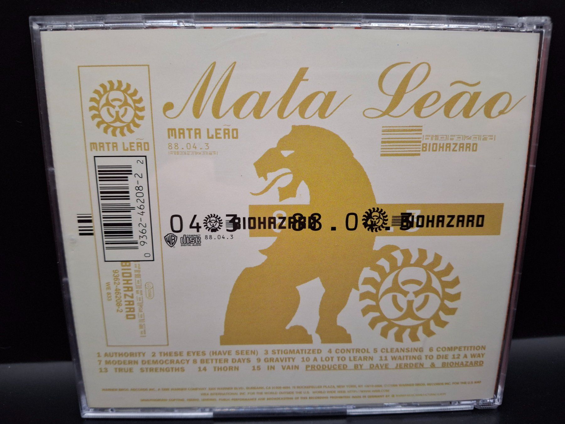 CD: Biohazard – Mata Leão – Usato da St.Gallen venduto da jalamusic 1
