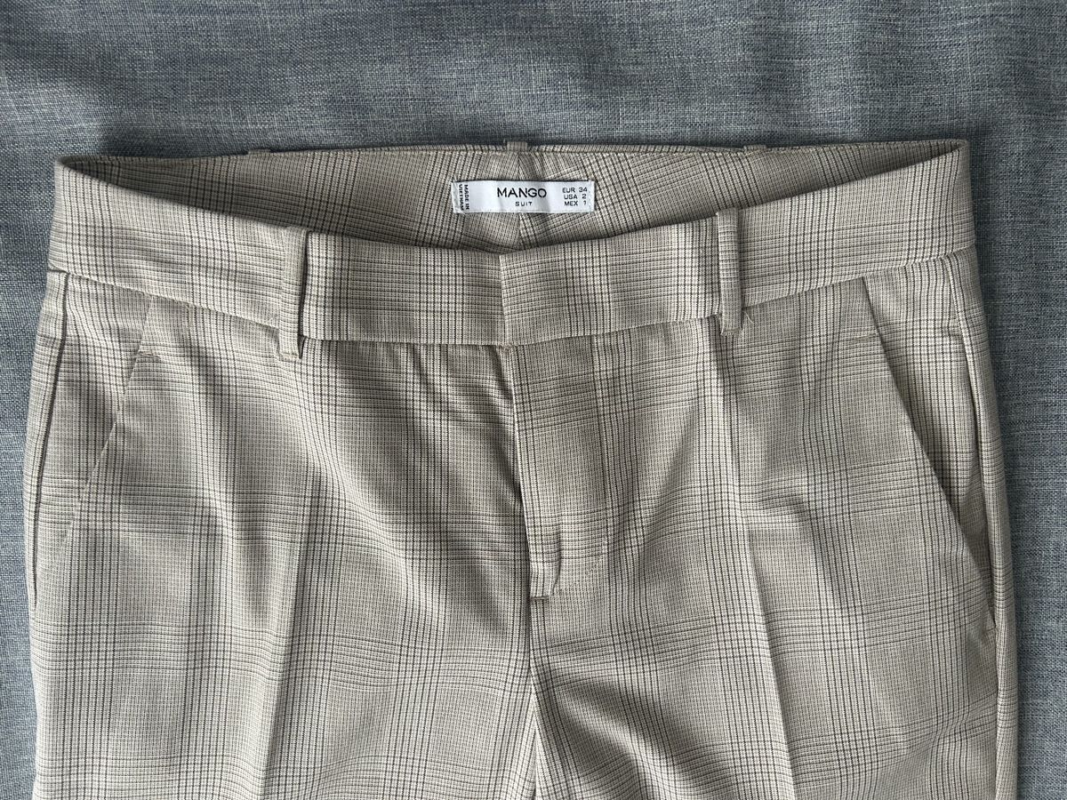 Mango Pantaloni: Mango Suit Pants - Beige - Size 34 – Usato da Wollerau venduto da Dolder23 1