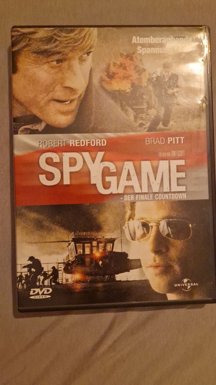 Alle DVDs: DVD Spy Game mit Robert Redford & Brad Pitt – Gebraucht aus Zürich von kenobi90