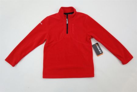 Icepeak Unisex Pullover halbZip Skipullover Fleece rot/Gr. S