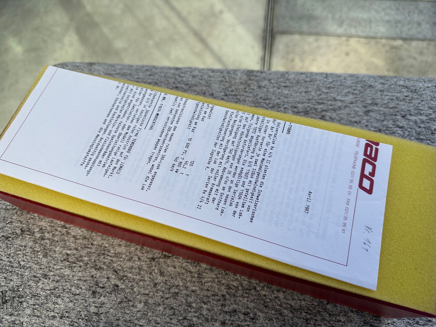 Lemaco Modellini di ferrovie: Lemaco H0 Dc 11674 SBB re 6/6 – Usato da Chiasso venduto da Carrara-Modellismo 7