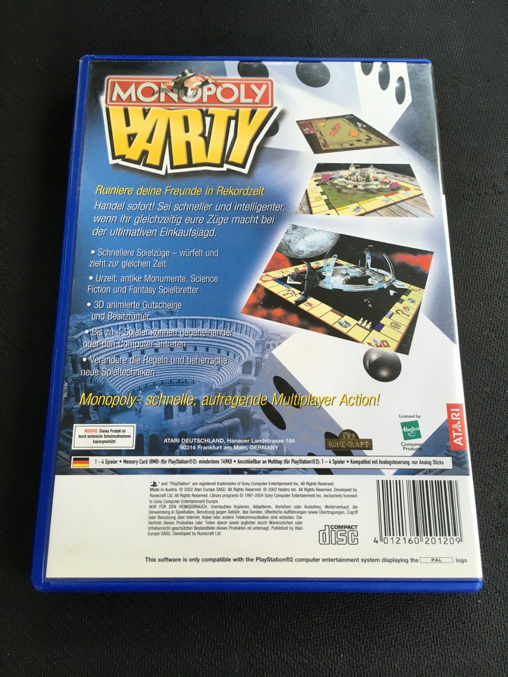 Sony Giochi: Monopoly Party - PS2 Playstation 2 – Usato da St.Gallen venduto da sjosjo 1