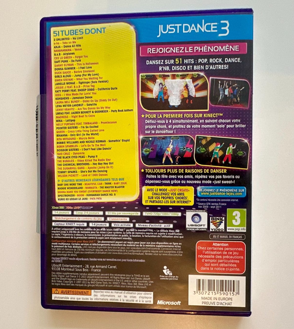 Microsoft Giochi: Just Dance 3, Xbox 360 Kinect – Usato da Couvet venduto da Aura_aura 2