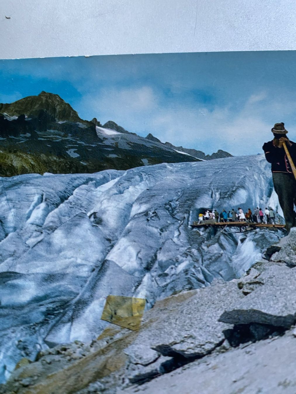 Ansichtskarten: Alte Postkarte / Rhonegletscher – Gebraucht aus Sachseln von basti1950 1