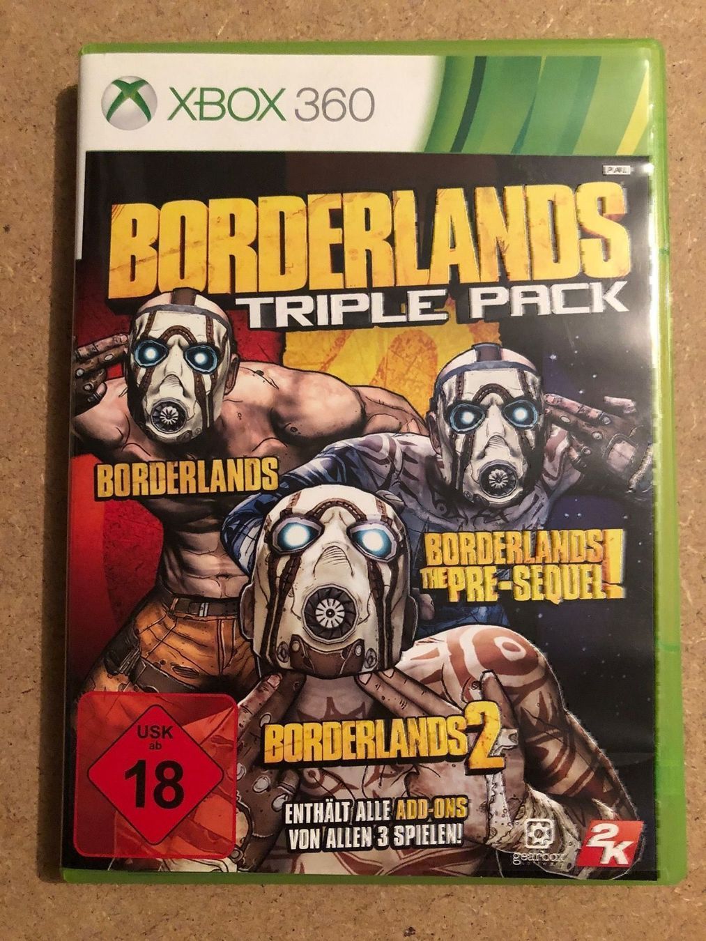 Jeux: Borderlands Triple Pack für Xbox 360 – D'occasion à Kestenholz par Mad18