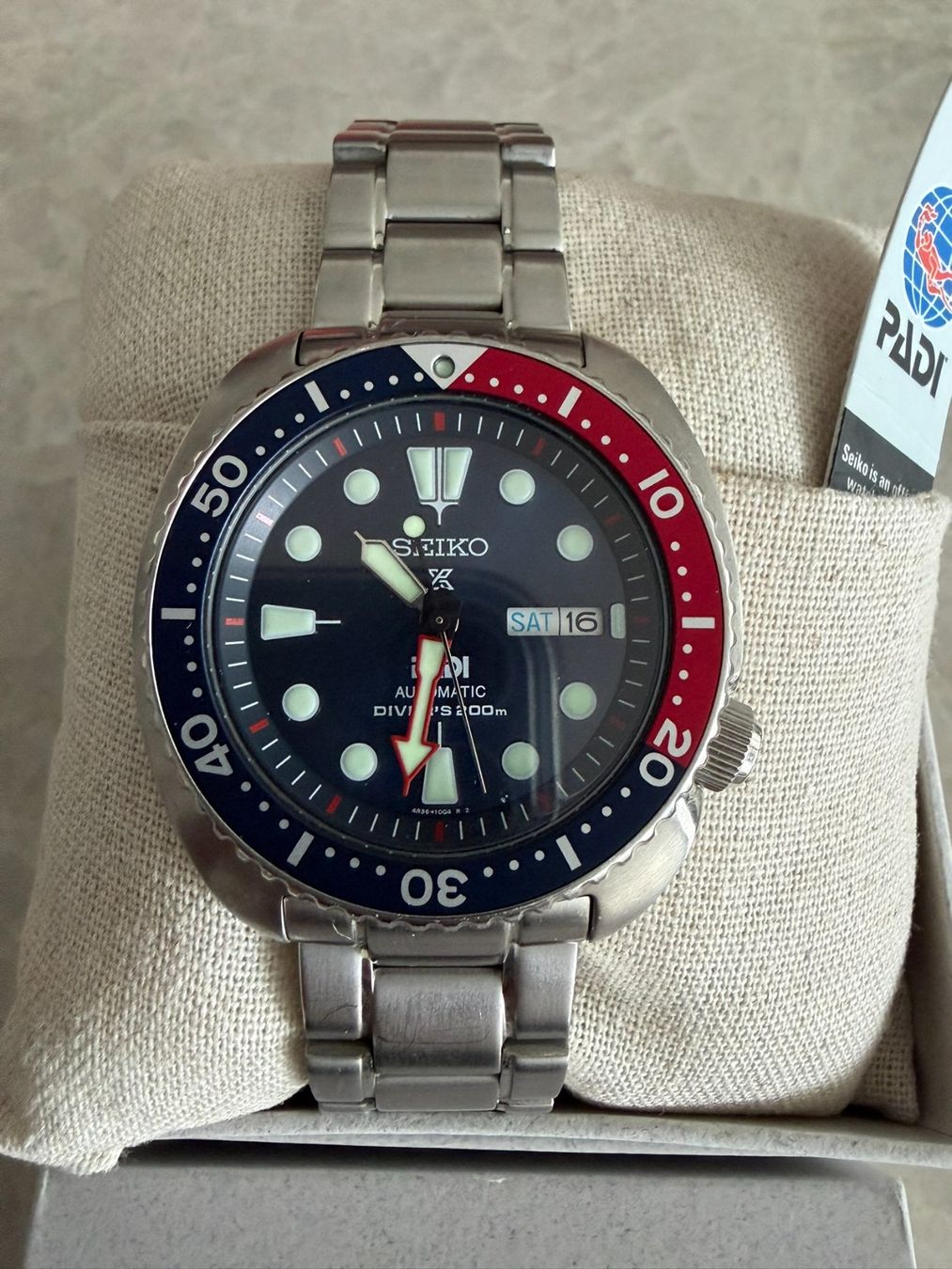 Seiko Orologi: Seiko Prospex PADI Turtle Automatique 200m – Usato da Thônex venduto da edmonddantes76
